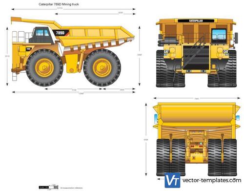 Caterpillar 789D Mining truck