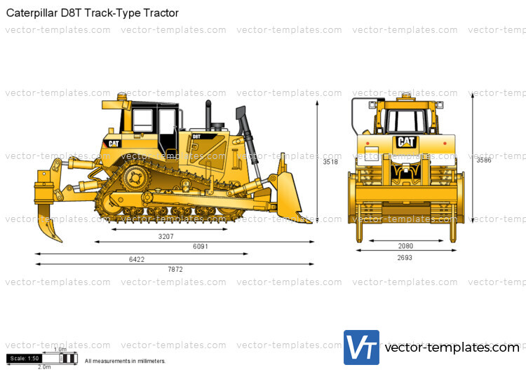 Caterpillar D8T Track-Type Tractor