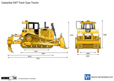 Caterpillar D8T Track-Type Tractor