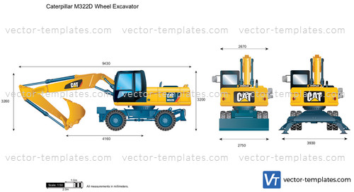 Caterpillar M322D Wheel Excavator