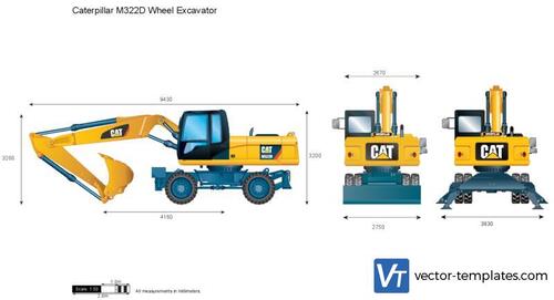 Caterpillar M322D Wheel Excavator