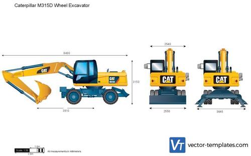 Caterpillar M315D Wheel Excavator