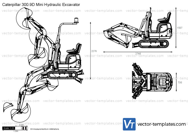 Caterpillar 300.9D Mini Hydraulic Excavator