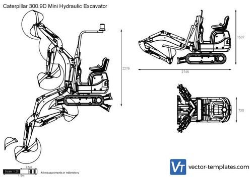 Caterpillar 300.9D Mini Hydraulic Excavator