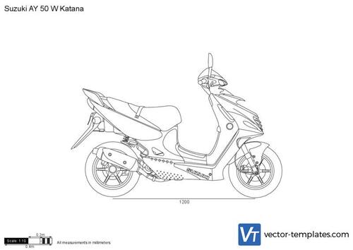 Suzuki AY 50 W Katana