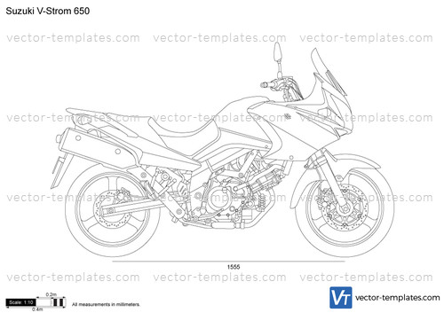 Templates - Motorcycles - Suzuki - Suzuki V-Strom 650