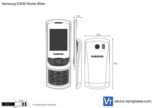 Samsung E2550 Monte Slider