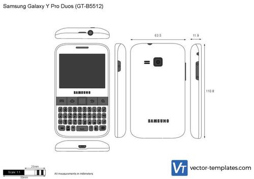 Samsung Galaxy Y Pro Duos (GT-B5512)