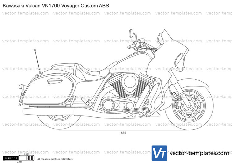 Kawasaki Vulcan VN1700 Voyager Custom ABS