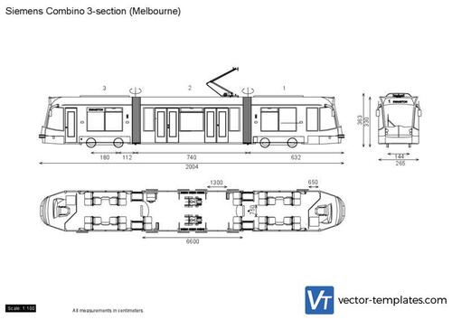 Siemens Combino 3-section (Melbourne)