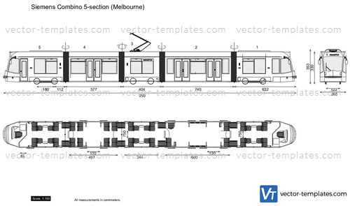 Siemens Combino 5-section (Melbourne)