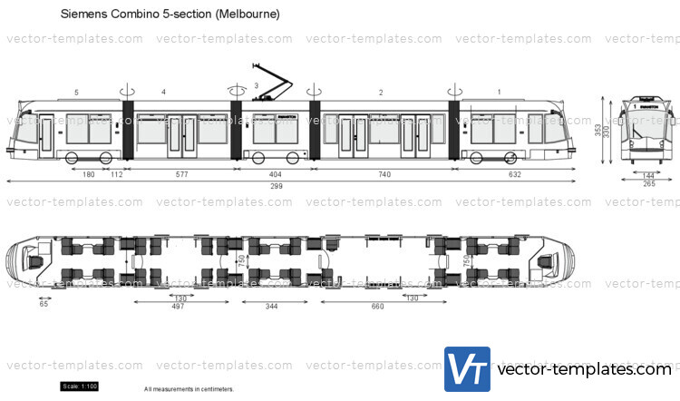 Siemens Combino 5-section (Melbourne)