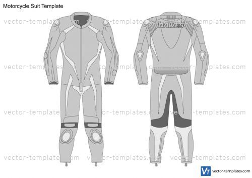 Motorcycle Suit Template