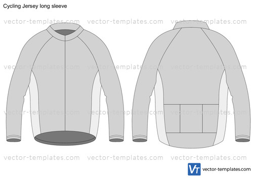  Templates  Miscellaneous Clothing Cycling  Jersey  long 