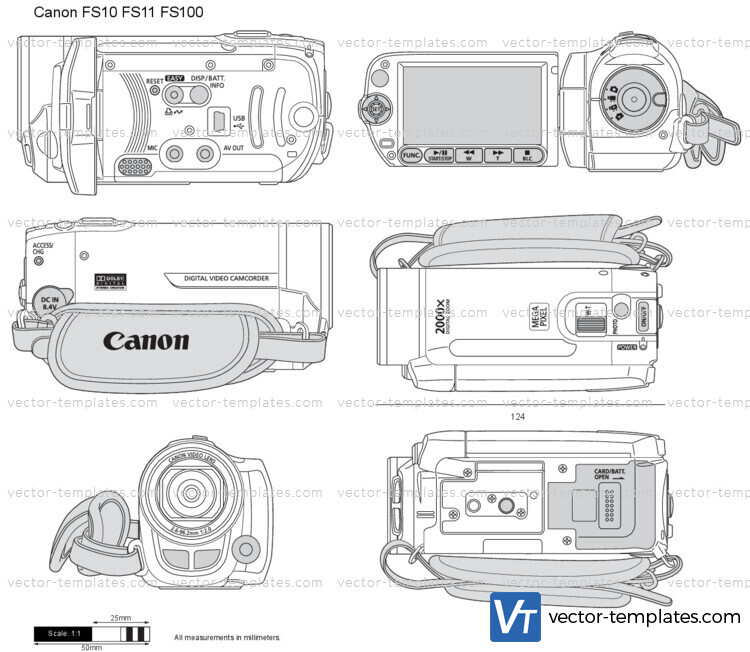 Canon FS10 FS11 FS100