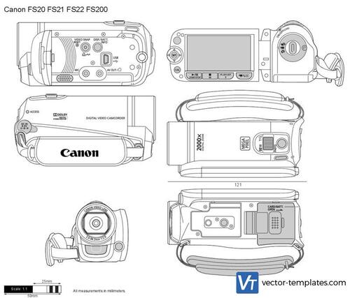 Canon FS20 FS21 FS22 FS200