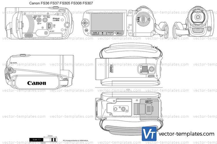 Canon FS36 FS37 FS305 FS306 FS307