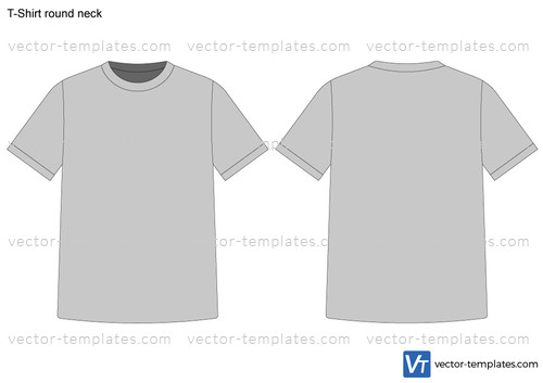 Templates - Miscellaneous - Clothing - T-Shirt round neck