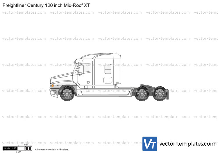 Freightliner Century 120 inch Mid-Roof XT