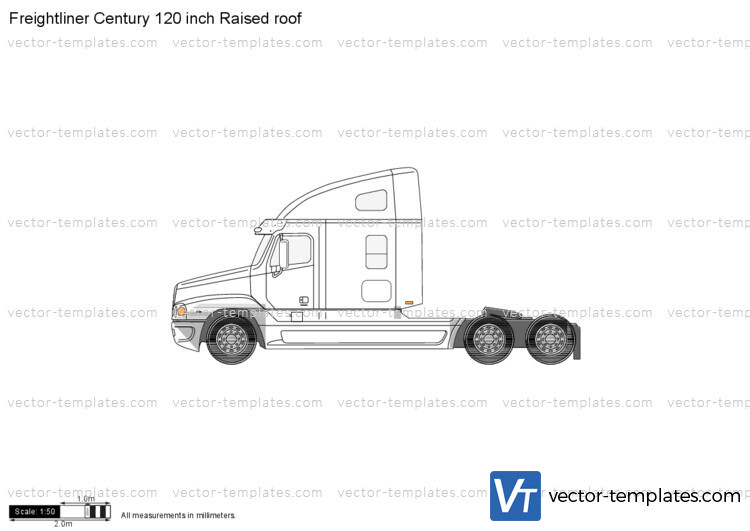 Freightliner Century 120 inch Raised roof