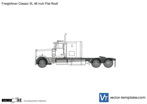 Freightliner Classic XL 48 inch Flat Roof