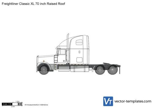 Freightliner Classic XL 70 inch Raised Roof