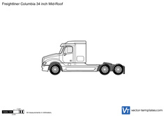 Freightliner Columbia 34 inch Mid-Roof