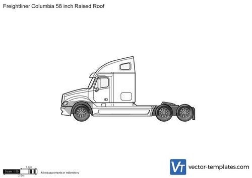 Freightliner Columbia 58 inch Raised Roof