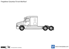 Freightliner Columbia 70 inch Mid-Roof