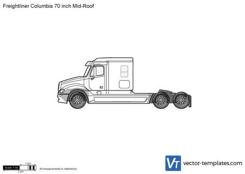 Freightliner Columbia 70 inch Mid-Roof