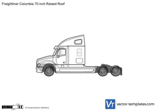 Freightliner Columbia 70 inch Raised Roof