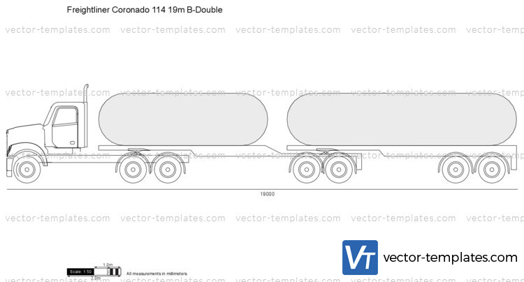 Freightliner Coronado 114 19m B-Double