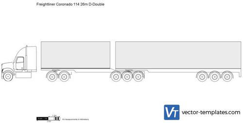 Freightliner Coronado 114 26m D-Double