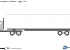 Freightliner Coronado 114 Single trailer