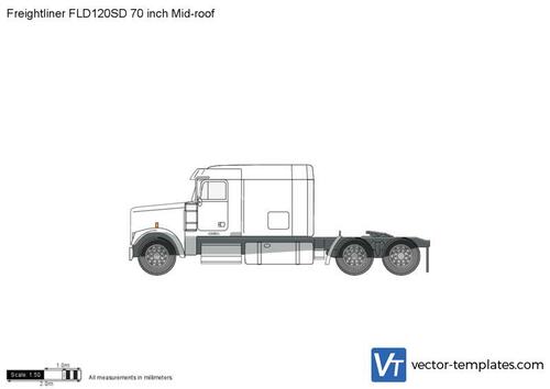 Freightliner FLD120SD 70 inch Mid-roof