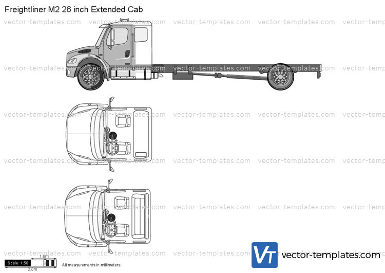 Freightliner M2 26 inch Extended Cab