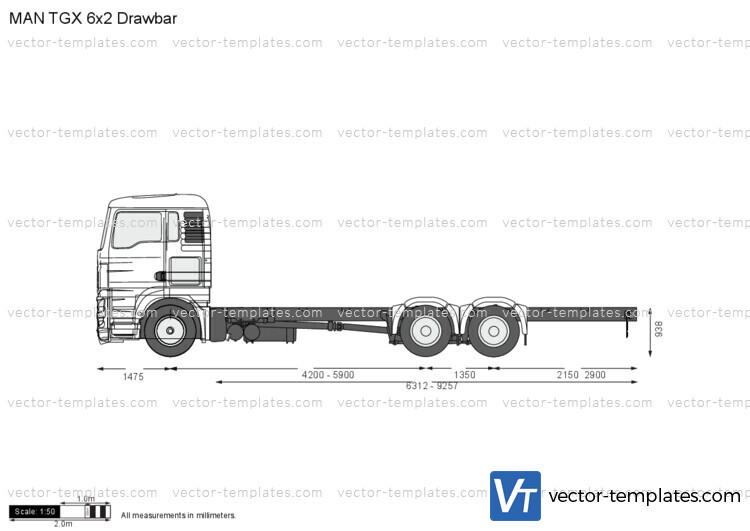 MAN TGX 6x2 Drawbar