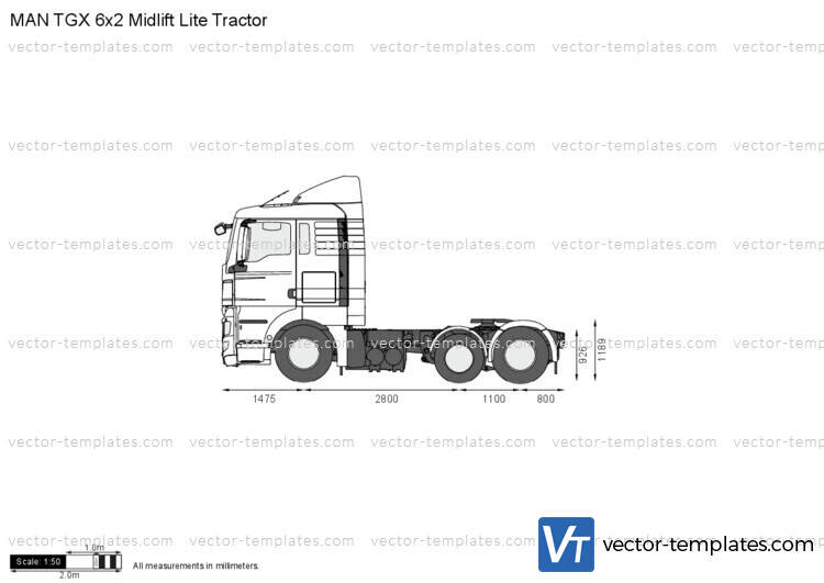 MAN TGX 6x2 Midlift Lite Tractor