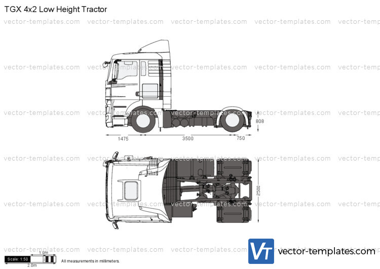 MAN TGX 4x2 Low Height Tractor