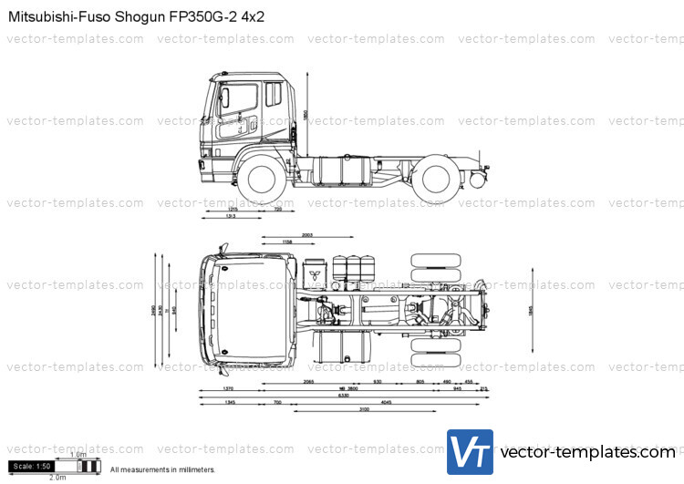 Mitsubishi-Fuso Shogun FP350G-2 4x2