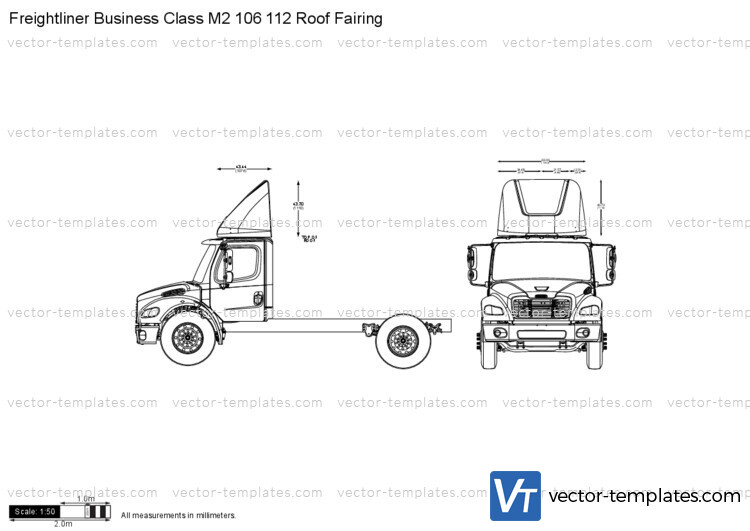 Freightliner Business Class M2 106 112 Roof Fairing