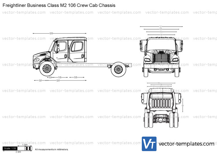 Freightliner Business Class M2 106 Crew Cab Chassis