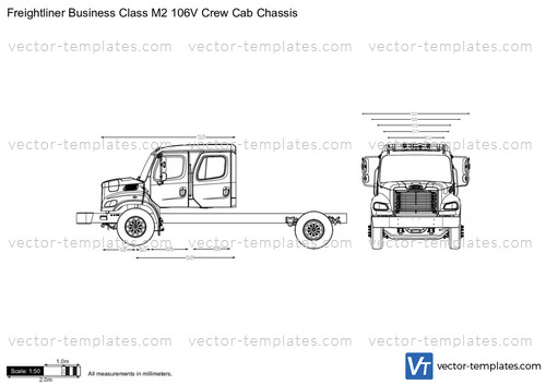 Freightliner Business Class M2 106V Crew Cab Chassis
