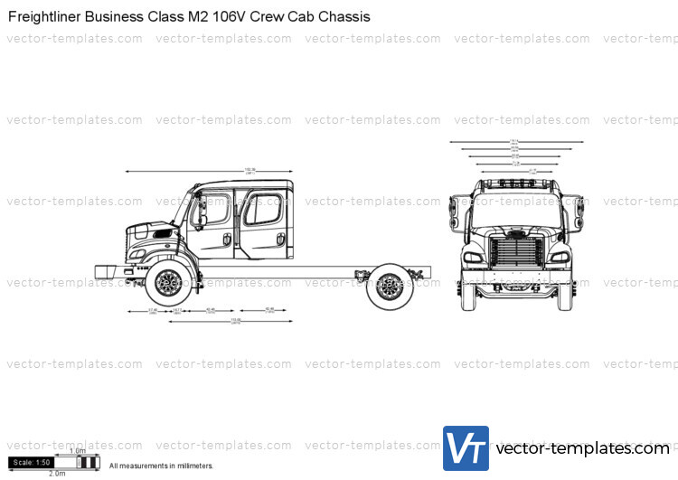 Freightliner Business Class M2 106V Crew Cab Chassis