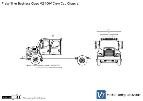 Freightliner Business Class M2 106V Crew Cab Chassis