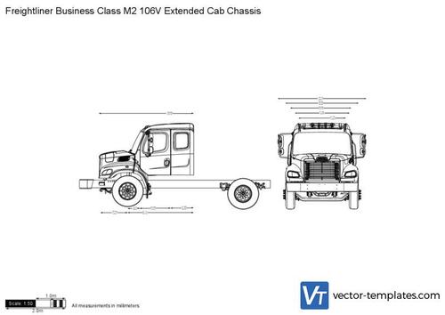 Freightliner Business Class M2 106V Extended Cab Chassis