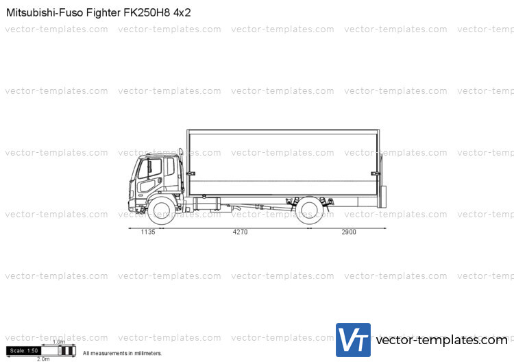 Mitsubishi-Fuso Fighter FK250H8 4x2