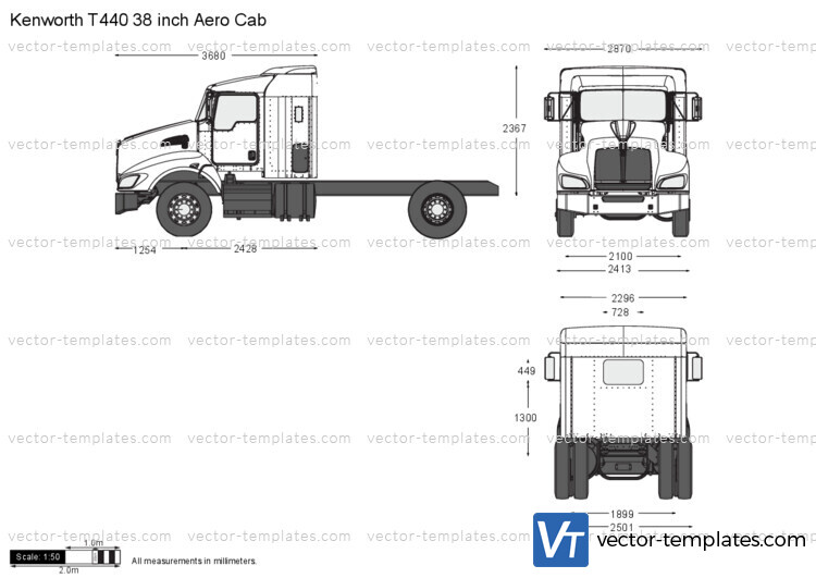 Kenworth T440 38 inch Aero Cab