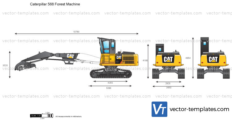 Caterpillar 568 Forest Machine