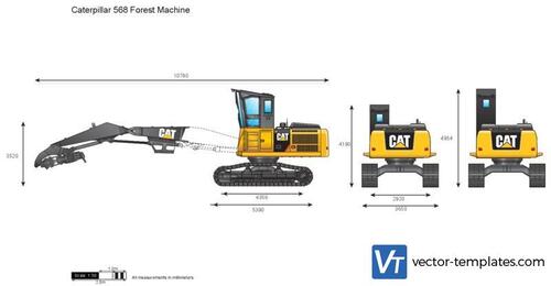 Caterpillar 568 Forest Machine